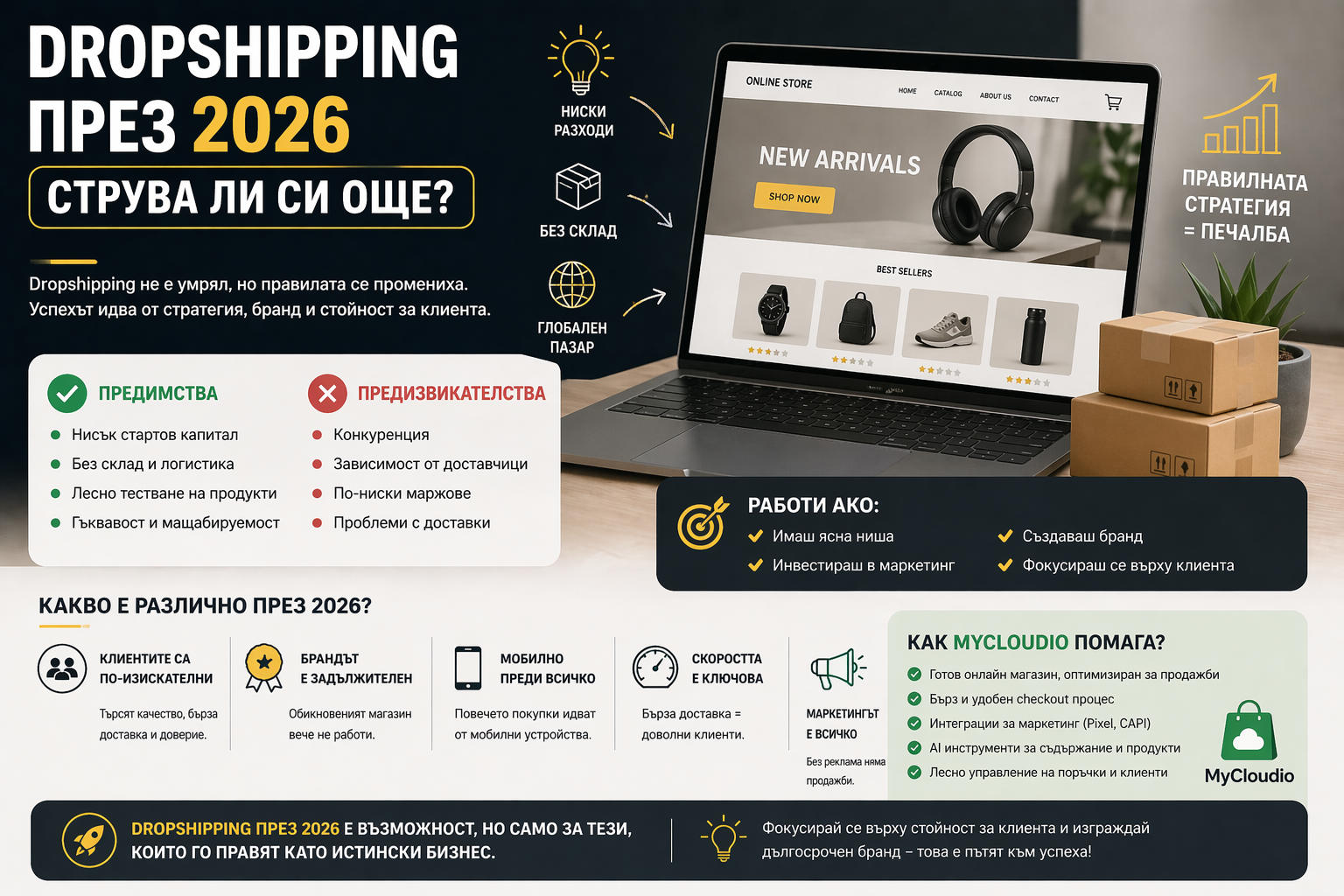 Dropshipping през 2026 – струва ли си още?