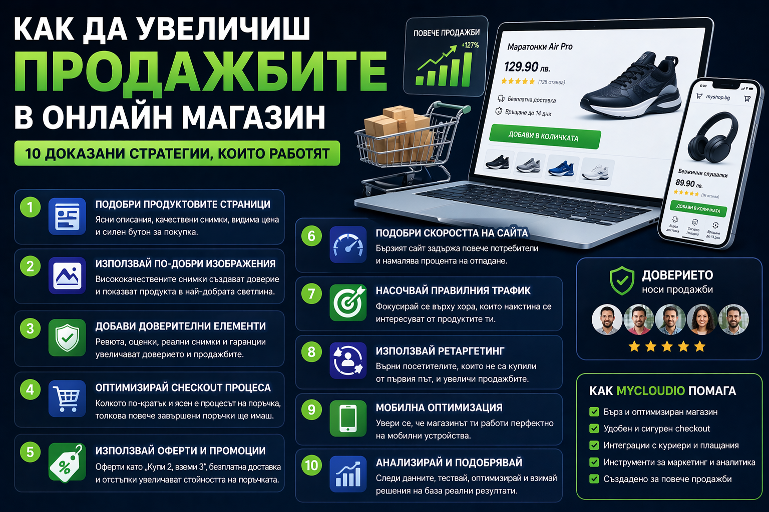 Как да увеличиш продажбите в онлайн магазин – 10 доказани стратегии