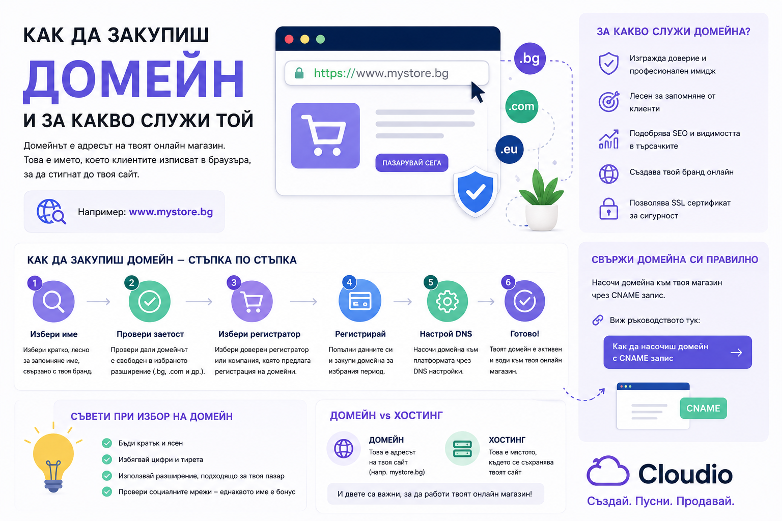 Как да закупиш домейн и за какво служи той